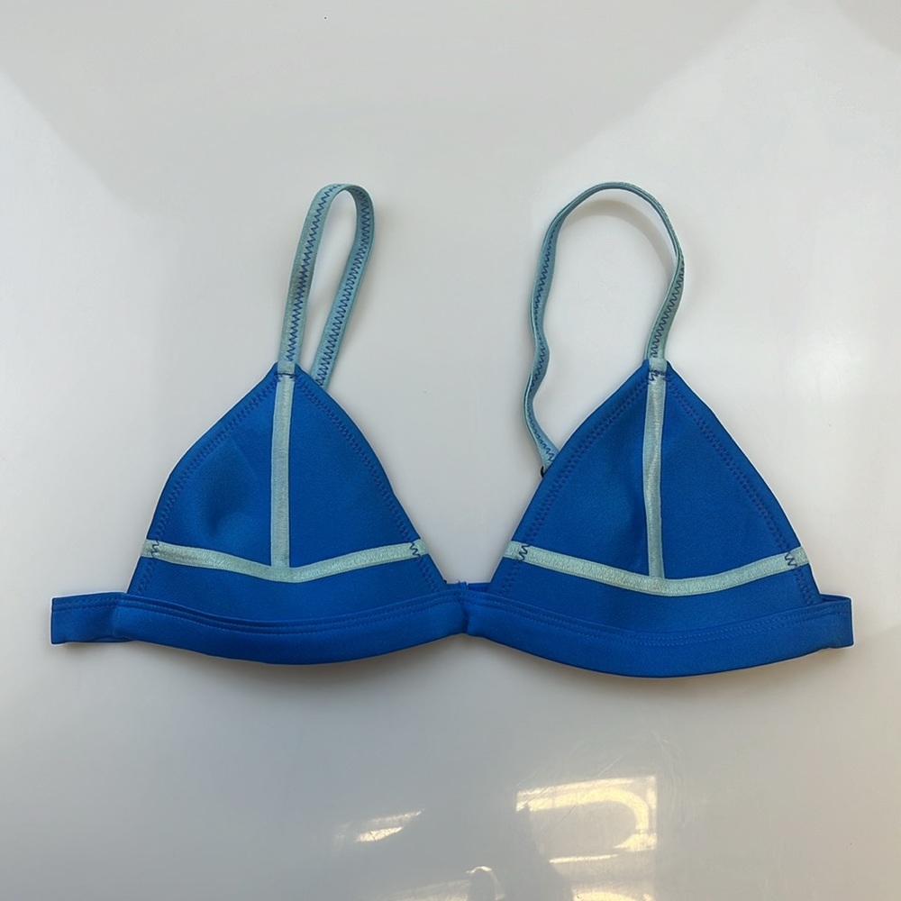 Triangl Swimwear Blue Bikini Top